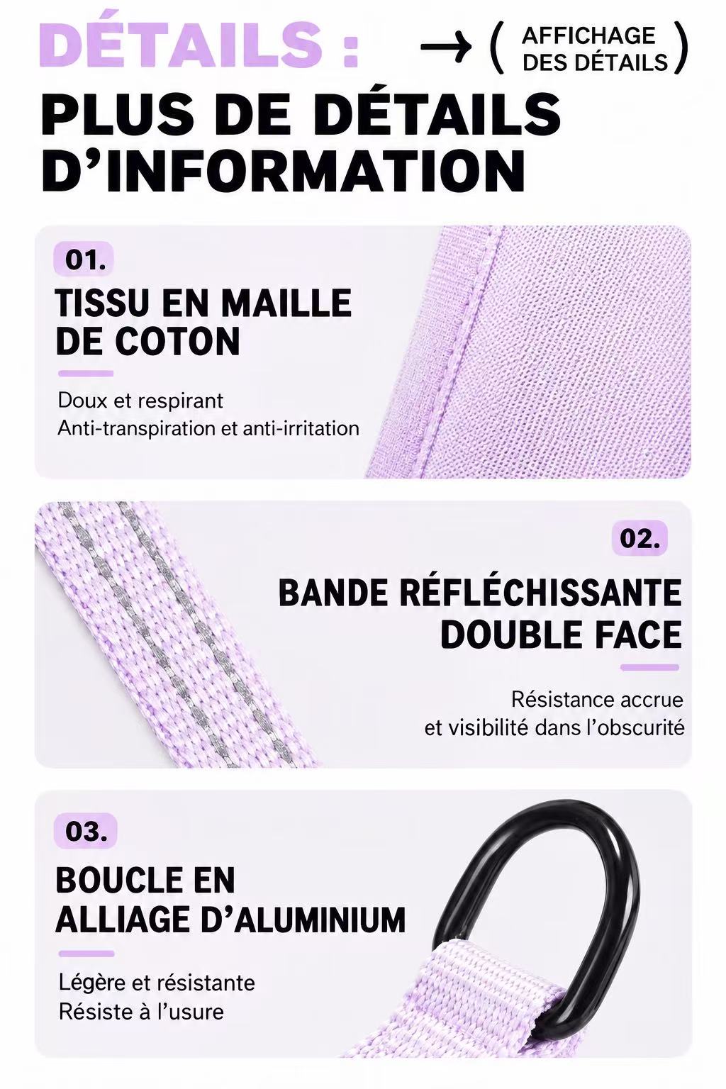 Harnais chat anti-fugue avec étui pour traceur